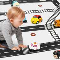 Игровой скотч &quot;Автомобильная дорога&quot; с дорожной разметкой, детский, 5 метров - Игровой скотч "Автомобильная дорога" с дорожной разметкой, детский, 5 метров